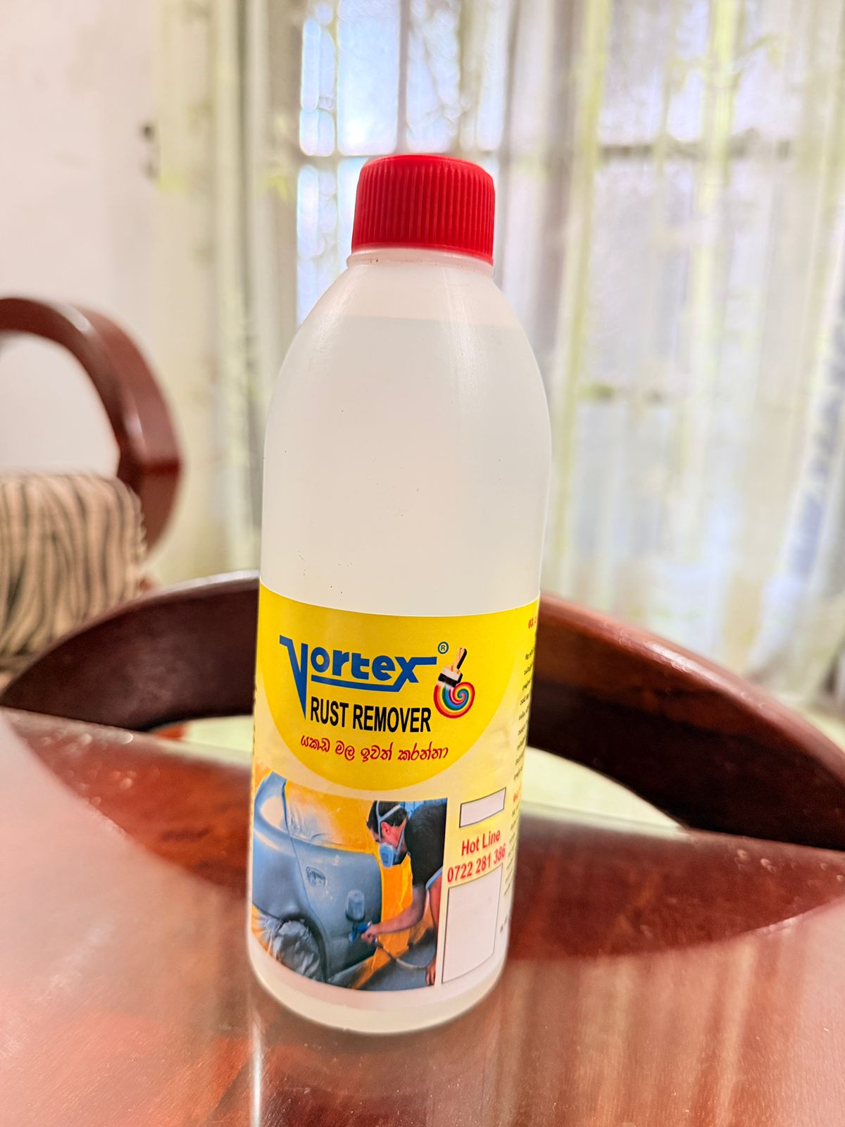 යකඩ මල ඉවත් කරන්නා Vortex Rust Remover 500ml
